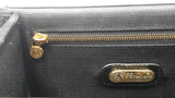 Fendi Push-lock Box Satchel In Black Velvet Fw0926cxzdu