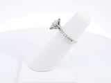 0.66ctw Diamond Ring In 14k White Gold 2.4 Grams Size 5 Sd0325prrsa