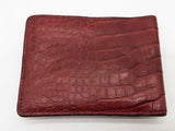Louis Vuitton Red Crocodile Leather Bifold Wallet Do0926ixzde
