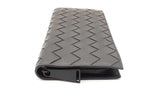 Bottega Veneta Intrecciato Black Leather Long Wallet Sd1225lizdu