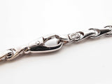 14k White Gold Ball-hinge Chevron-link Chain 38.5 Grams 23 Inch Fw0526owxzdu