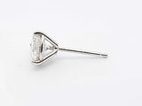 1.3 Cttw Diamond & 14k White Gold Stud Earrings 1.1 Grams Fw1123ixzdu