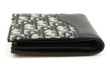 Christian Dior Oblique Jacquard Saddle Bifold Wallet Eb0926ocrde