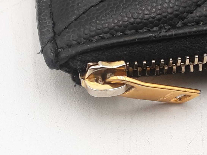 Ysl Saint Laurent Grain De Poudre Monogram Bill Pouch Sd0725ozxsa