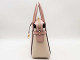 Michael Kors Mercer Medium Pebbled Belted Satchel Pink Aa0526wrsa