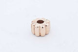 Pandora 14k Yellow Gold Ribbed Clip Charm 2 Grams Eb0426lorde