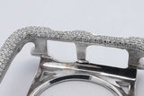 Lab Grown Diamond 14k White Gold Smart Watch Case Cover 33.6 Grams Eb0226lexzsa