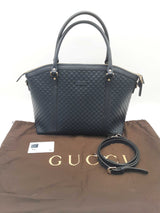 Gucci Dome 2 Way Navy Blue Microguccissima Leather Crossbody Bag Do0525ixzde