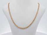14k Yellow Gold 5.9 Grams Rope Chain 20 In Aa0426przsa
