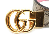 Gucci Marmont Reversible 40mm Belt In Gg Supreme Canvas Size 95/38 Fw0926lordu