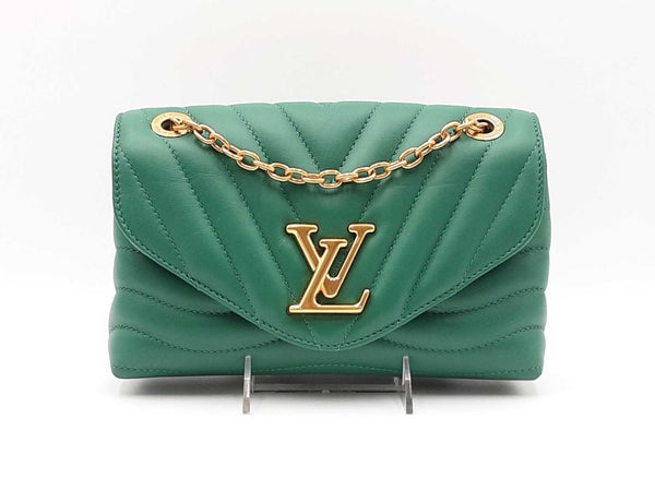 Louis Vuitton New Wave Chain Bag In Emerald Green Leather Fw0825lorxdu