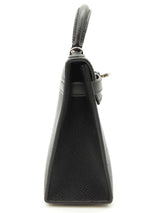 Hermes Mini Kelly Sellier Noir Black Epsom Palladium Crossbody Bag Do0925orxzxde