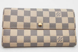Louis Vuitton Damier Azur Sarah Wallet Eb0926lrrsa