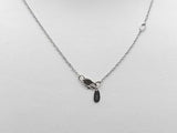 Birks 0.78 Dwt Diamond 2.8 Grams 18k White Gold 16 Inch Pendant Chain Gs1125lxermia