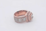 1.68cttw Diamond Ring In 14k Rose Gold 15.5 Grams Size 8.5 Eb0326llxzsa