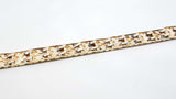 10k Yellow Gold Nugget Bracelet 13.5 Grams 7 Inch Fw0826izxdu
