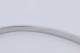 1.35cttw Diamond 18k White Gold Hinged Bangle Bracelet 14.8 Grams Eb0326llxzdu