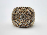 Approx 2.32 Ctw Diamonds 10k Yg 13.2g Ring Size 9.75 Do0724ixzde