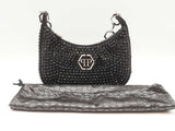 Philipp Plein Crystals Black Shoulder Bag Sd0725czxde