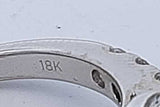 3.07cttw Diamond Wedding Set In 18k White Gold 12.1 Grams Size 7 Eb0926oxxzde