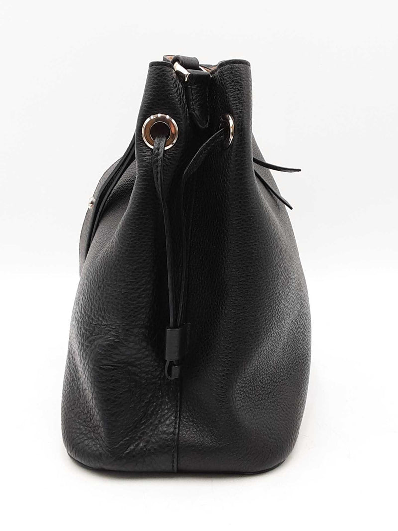 Kate Spade Marti Bucket Bag In Black Pebbled Leather Fw0525wzdu