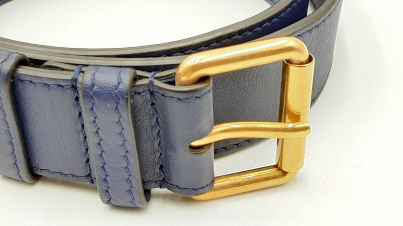 Gucci Gg Marmont Oval Blue Velvet Belt Bag Fw1124wrxdu