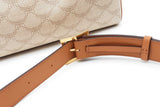 Mcm Monogram Canvas Ella Lauretos Boston Bag Eb0626oxzsa
