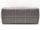 Louis Vuitton Monogram Shadow Keepall Bandoulière 50 In Anthracite Gray Leather Fw0826lzxzdu