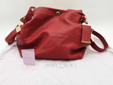 Jimmy Choo Lola Red Leather Slouchy Hobo Bag Do0826oxzde