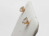 1.04 Cttw Lab Grown Diamonds 14k Yellow Gold 0.7g Stud Earrings Do0726orxde