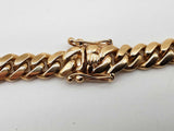 10k Yellow Gold 151.0g Solid Cuban Link Chain Necklace 24 In Do0824wpxzde