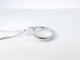 Cartier Juste Un Clou Pendant Necklace In 18k White Gold 5.7g Fw0526ocrxdu