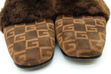 Gucci Lawrence Faux Fur Mules Size 10 Eb1225oxzde