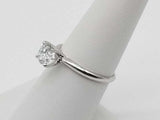 1.0 Cttw Lab Grown Diamond 14k White Gold Ring 2.2 Grams Size 7 Mk1225ppsmia