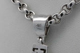 0.52cttw Diamond Cross Pendant Necklace 14k White Gold 35.5g 23.5in Eb1026lrxzsa