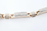 6.6cttw Diamond Bracelet In 14k Yellow Gold 72.5 Grams 8.75 Inch Eb0726ixxzde