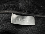 Christian Dior Black Oblique Jacquard Hooded Sweater Size Sm Do0425pxzde