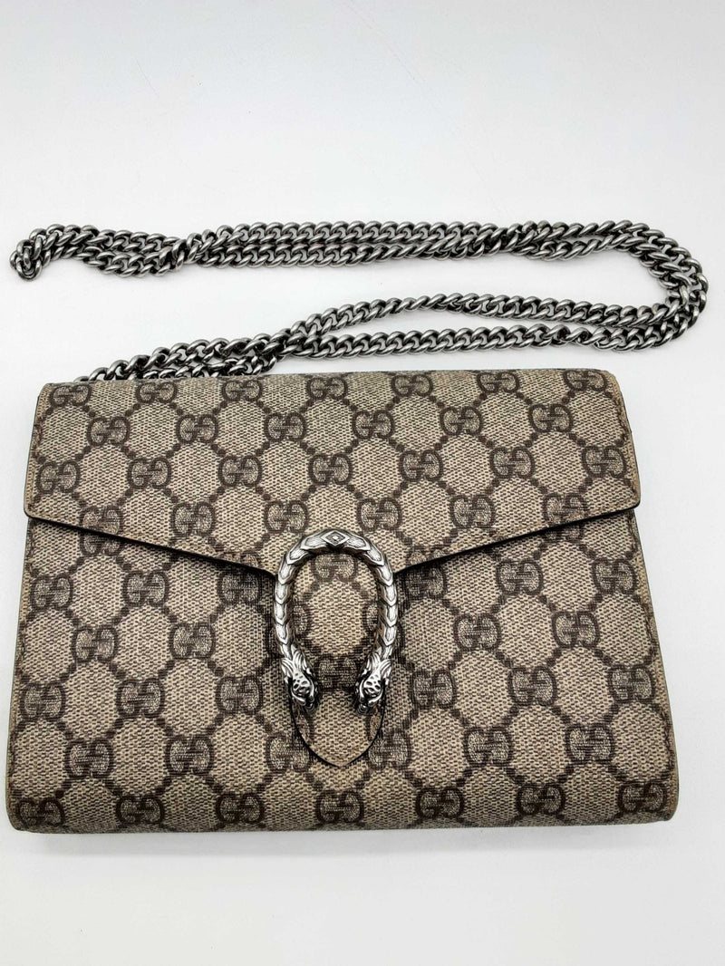 Gucci 401231 Dionysus Gg Supreme Coated Canvas Chain Crossbody Bag Do0924wxzde