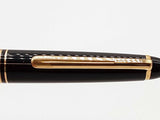 Montblanc Meisterstuck Black Resin Twist Ball Point Pen Do0926orxde
