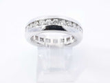 1.62 Cttw Diamond & 14k White Gold Eternity Band 10.2 Gram Size 6.75 Fw0426crxd7