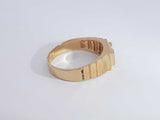 0.20 Cttw Diamond 10k Yellow Gold Solitaire Ring 6.1 Grams Size 13.5 Aa1025orzsa