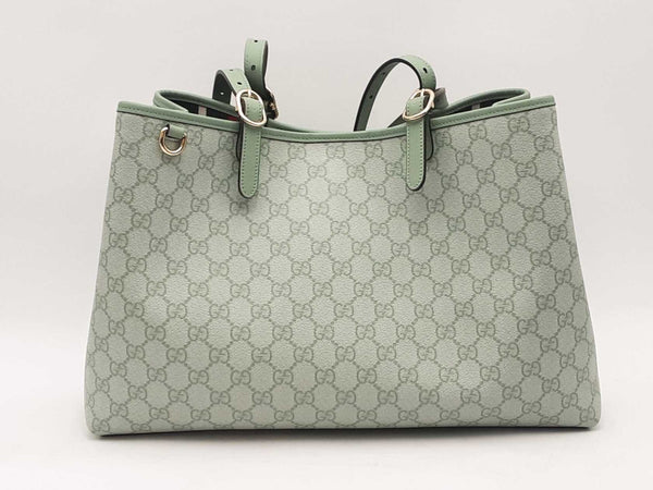 Gucci Gg Emblem Sage Green Tote Bag Sd0725llzxsa