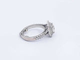 Approx. 1.31ctw Diamond Ring In 18k White Gold 6.2 Grams Size 2.5 Eb1124wxxzsa