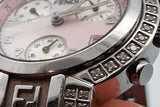 Fendi Zucca Orologi 32mm Quartz Chronograph Stainless Steel Watch Eb0826ixzde