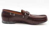 Prada Brown Leather Loafers Size 10 Eb0126lorde