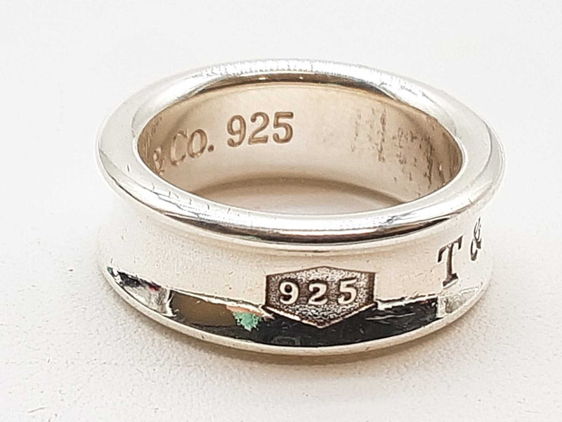 Tiffany & Co 1837 1997 0.925 Sterling Silver 6.9g Ring Size 4.5 Do0425ixde