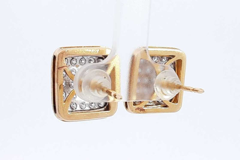 1.5ctw Diamond Stud Earrings In 14k Yellow Gold 6.4 Grams Eb0225wxzsa