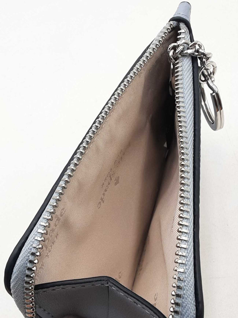 Kate Spade Leila Card Holder Wristlet Wallet In Blue Pebbled Leather Fw0925ozdu