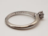 Tiffany & Co Diamond 0.950 Platinum 3.9g Solitaire Ring Size 6 Do0725pxzde