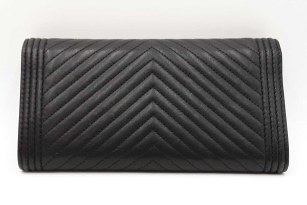 Chanel Caviar Quilted Boy Flap Wallet Black Sd0725izxdu